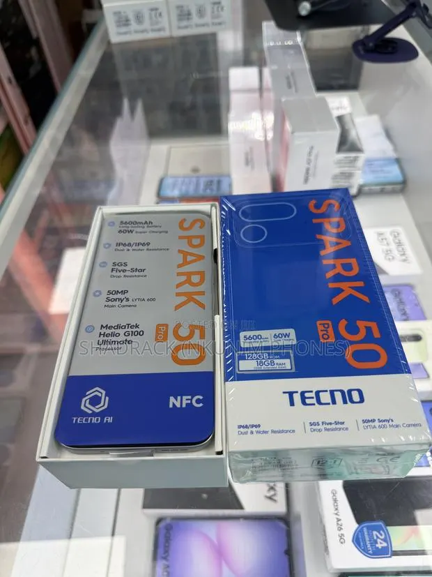 New Tecno Spark 50 Pro 256 GB Gray · Photo 1
