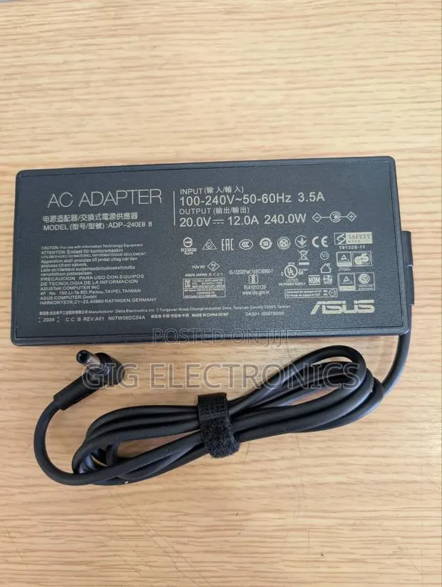 ASUS 240w Adapter for Rog Laptops( Original) · Photo 1