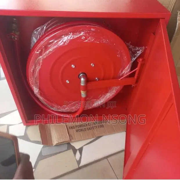 Fire Hose Reel With Cabinet (Set). · Photo 1