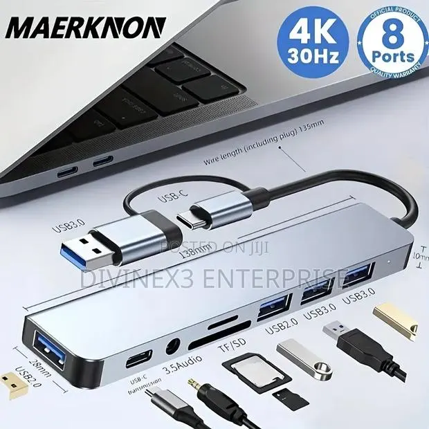 Type-C Adapter 8 in 1 · Photo 1