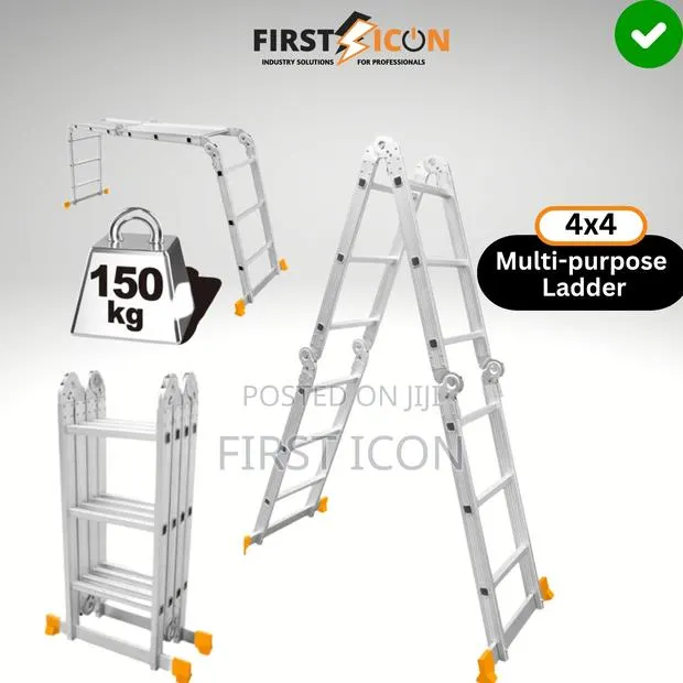 4x4 Step Multi-Purpose Aluminum Folding Ladder - Dingqi Cz10502 · Photo 1