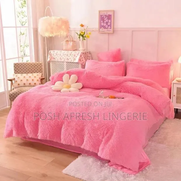 Fur Fluffy Duvet Bedsheet Sets · Photo 1