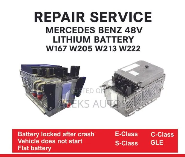 Mercedes 48V Battery Repair Service · Photo 1