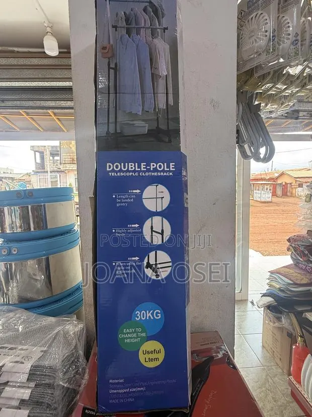 Double Pole Clothes Rack · Photo 1