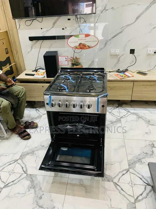 Brand New New Line 60/60 4burner Gas Cooker Oven Grill · Photo 1