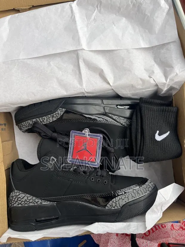 COOL Jordan 3 BlackCat Unisex Sneakers · Photo 1