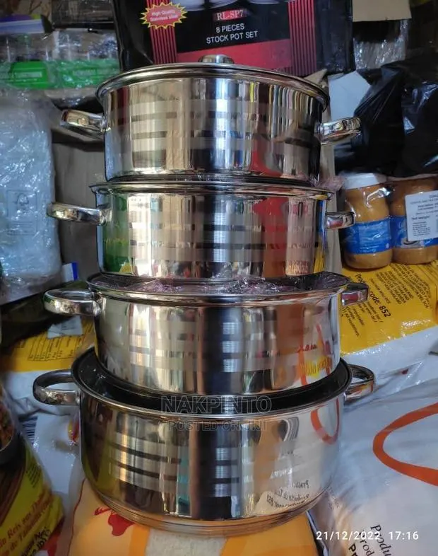 High Quality Stainless Steel Stock Pot ( 4 Sets ) · Photo 1