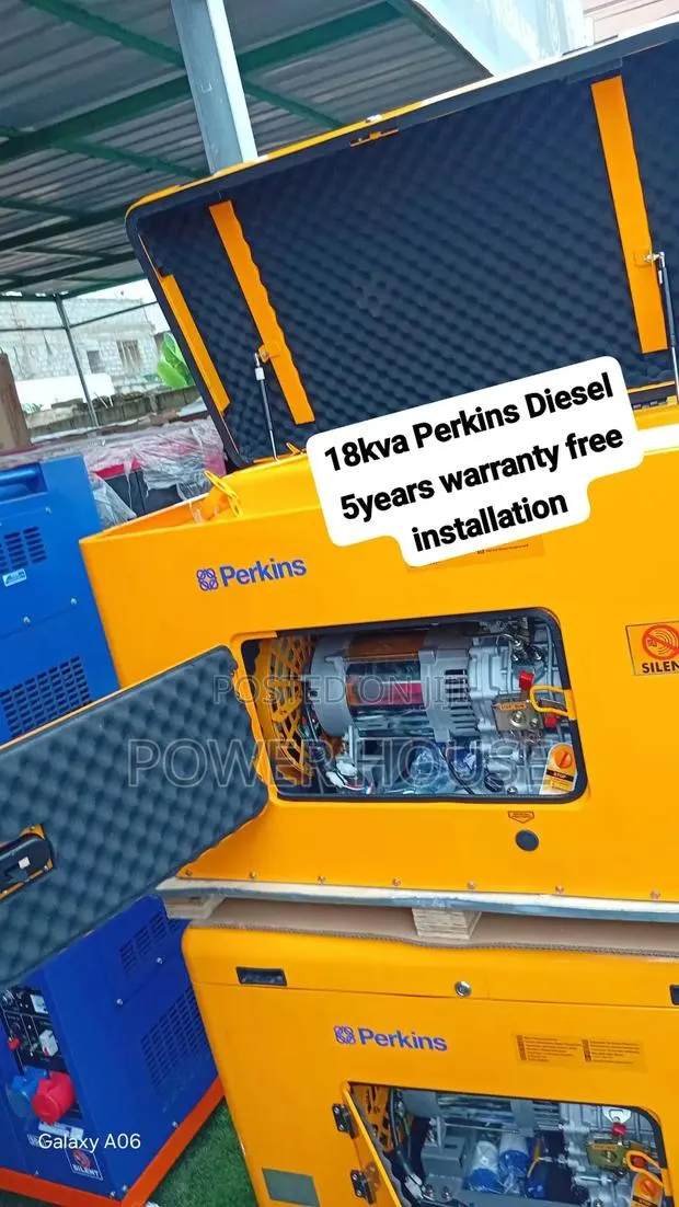Strong Perkins 18kVA Generator – Perfect for Factories Offices · Photo 1