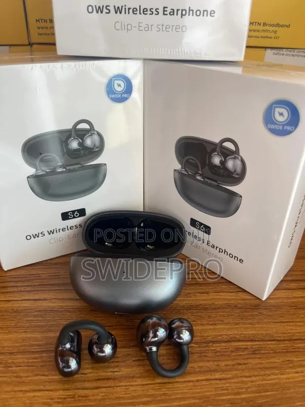 Swidepro S6 Ows Ear Clip Wireless Bluetooth Earbuds · Photo 1