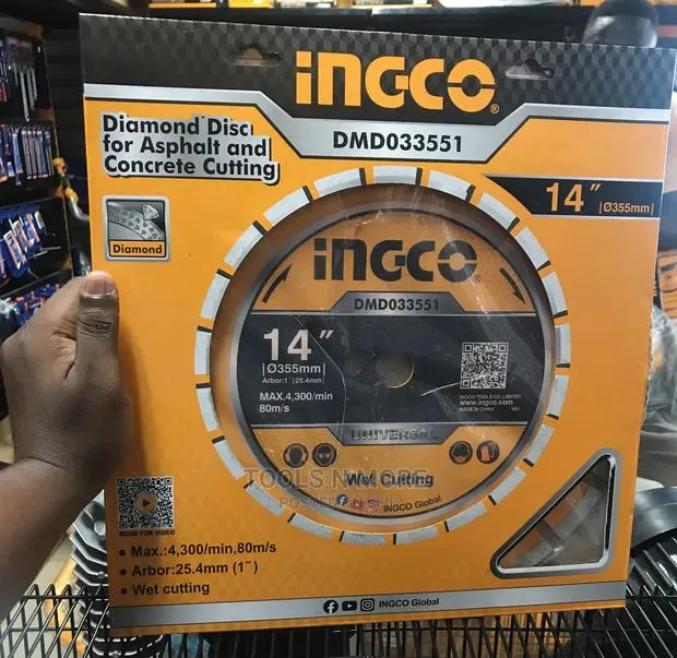 INGCO Concrete Diamond Disc (14”) · Photo 1