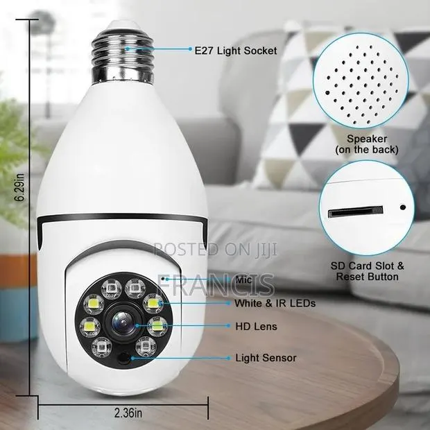 Smart Wifi CCTV Bulb Camera · Photo 1