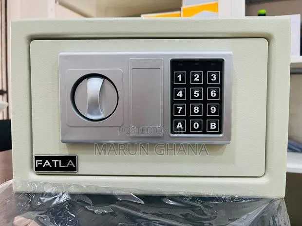 Money Safe Locker Box 20e (20l) Beige Color · Photo 1