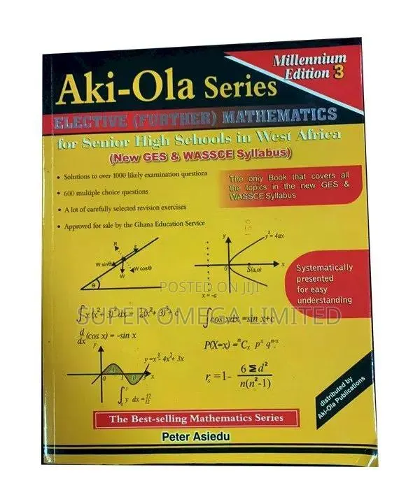 Aki Ola Elective Mathematics Fr SHS- New GES WASSCE Syllabus| ME3 · Photo 1