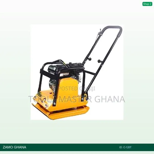 70kg Diesel Plate Compactor Hairun Engine 4hp 15kn Depth 300m - C-120t · Photo 1
