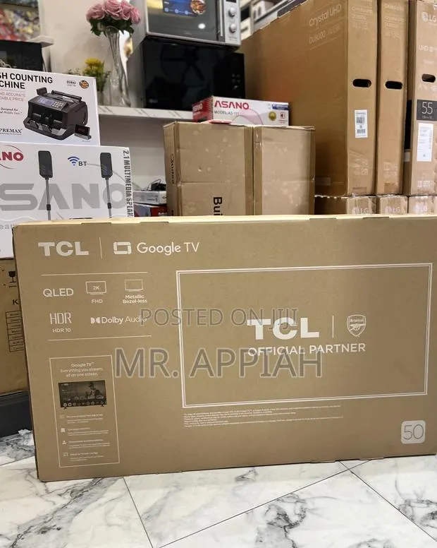 Unique TCL 50 Inch Qled Hd Google Smart Television(Black) · Photo 1