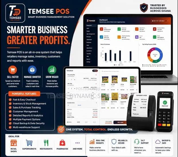 Temsee All in One Business Management With Pos and Erp · Photo 1