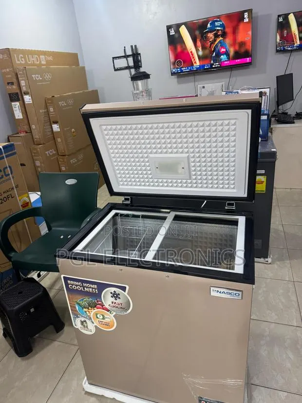 Nasco 150ltr Chest Freezer With Internal Glass, Energy Saving · Photo 1