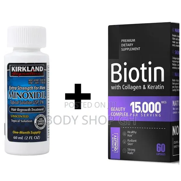 Beard Booster Combo Pack (Minoxidil Biotin Keratin ) · Photo 1
