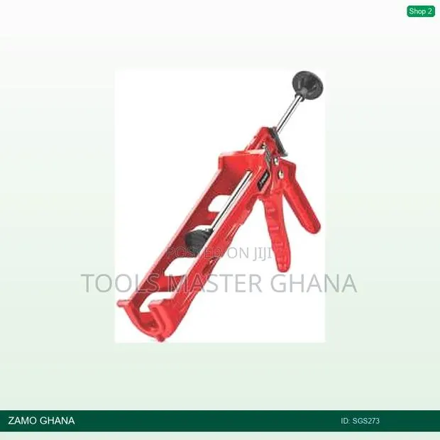 Caulking Gun Plastic Red (Silicone Gun) - Sgs273 · Photo 1