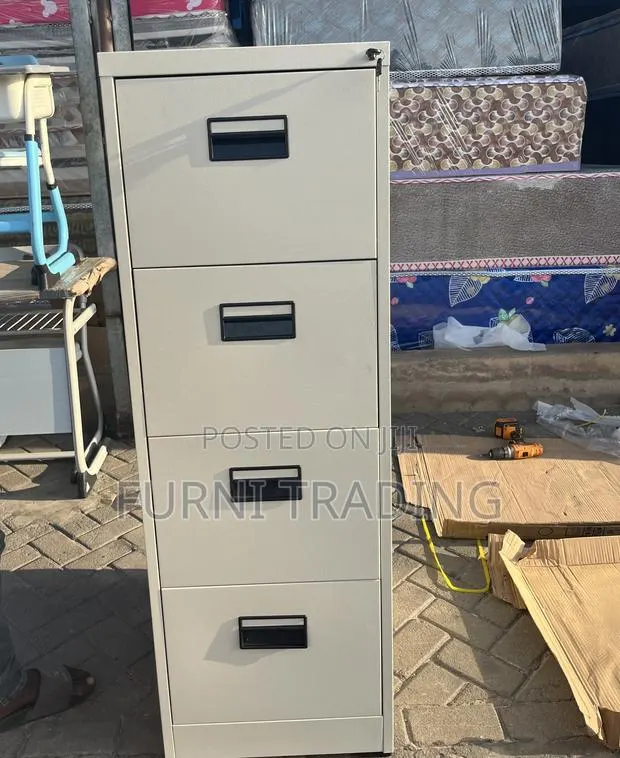 4-Drawer Metal Office Filing Cabinet · Photo 1
