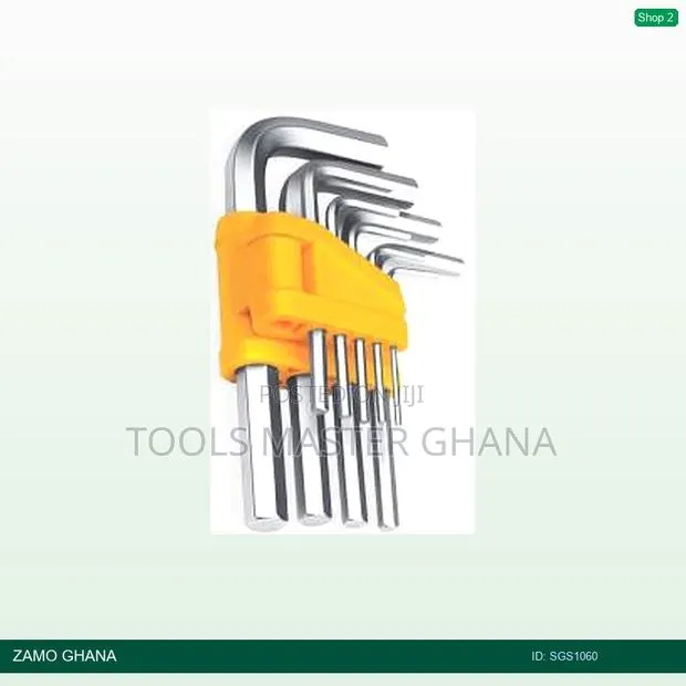 Hex Key Wrench 9pcs (Allen Key) - Sgs1060 · Photo 1
