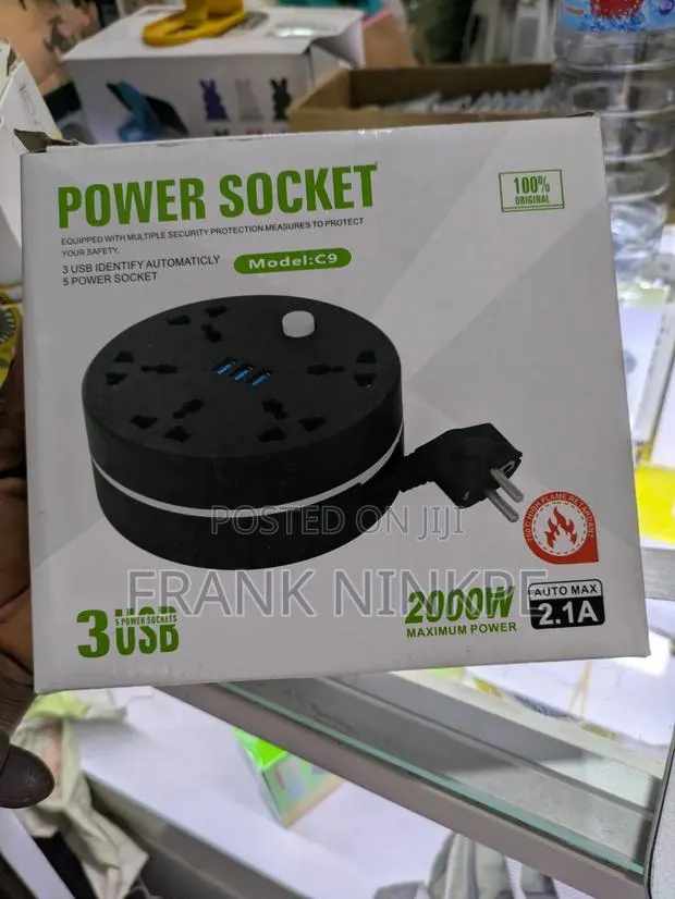 Round Multipurpose Socket, Extension Board. · Photo 1
