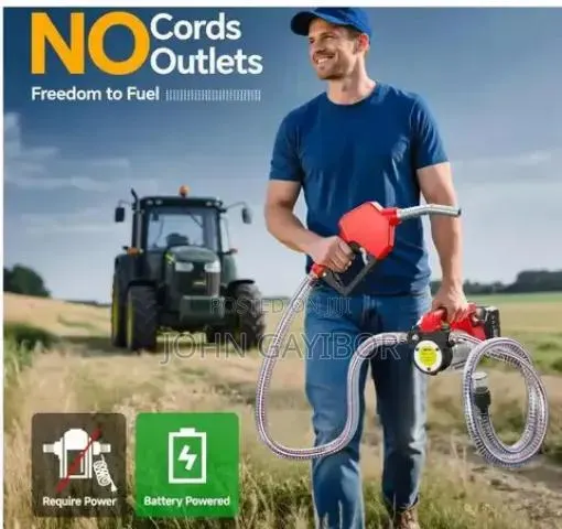 Rechargeable Fuel Dispenser With Metered Nozzle With Extra Battery. · Photo 1