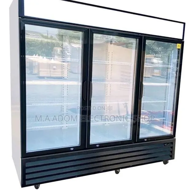 High Quality Pearl PVC-150 3 Door Display Fridge(950) · Photo 1