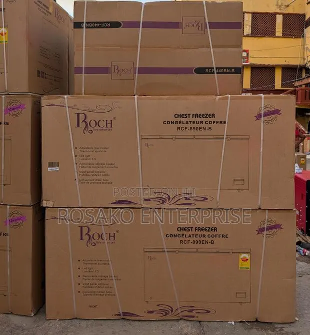 Roch RCF-890en-B Chest Freezer *708ltrs* *Ghc8900*