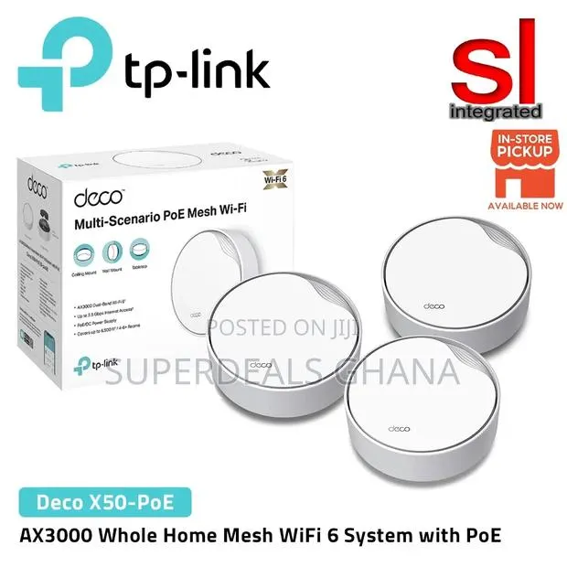 Tp-link Deco X50-poe Ax3000 Home Mesh Wi-fi 6 Wireless · Photo 1