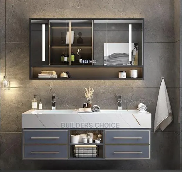 Double Under Mount Cabinet With Led Mirror · Photo 1