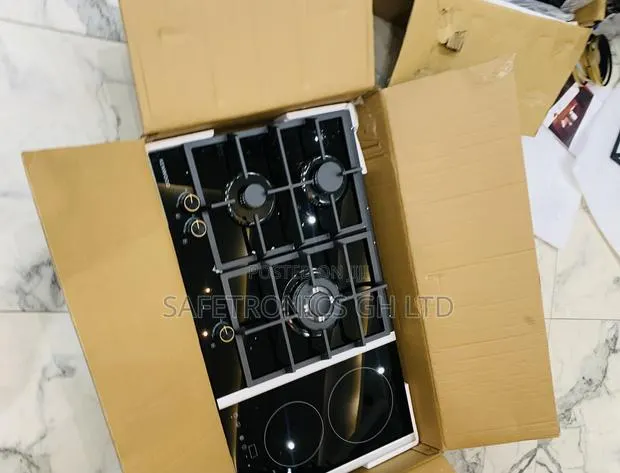 Newly Virtual (Black) Kenwood 2 Electric 3 Gas Hob · Photo 1