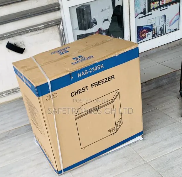 Premium Sleek Nasco 195l Nas-230sk Chest Freezer Silver · Photo 1