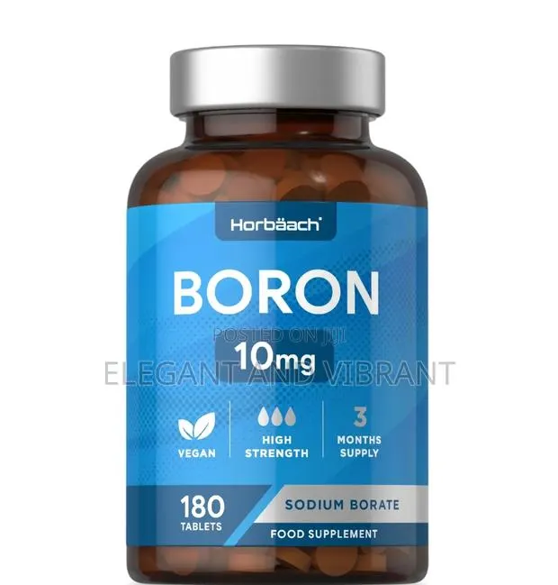 Boron 10mg | 180 Tablets | High Strength Supplement H · Photo 1