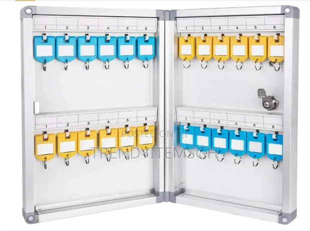 Wall Mounted Key Lock Box (24 Keys With Tags) · Photo 1