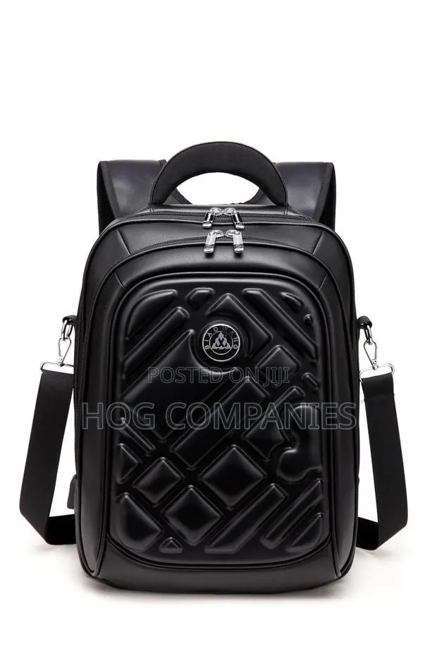 Thick Leather 15.6 Laptop Travel Backpack School Bag · Photo 1