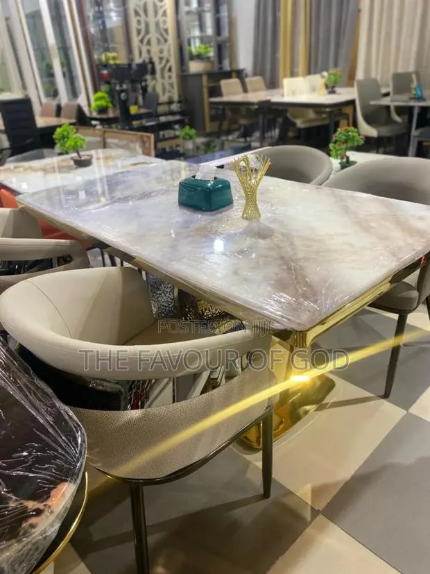 Classic 6seater Marble Dining · Photo 1