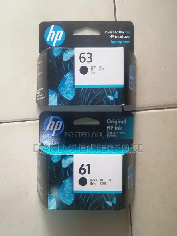 Hp 63/61 Ink Black and Colors · Photo 1