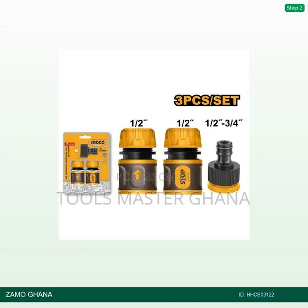 3 PCS Hose Quick Connectors - Hhcs03122 · Photo 1