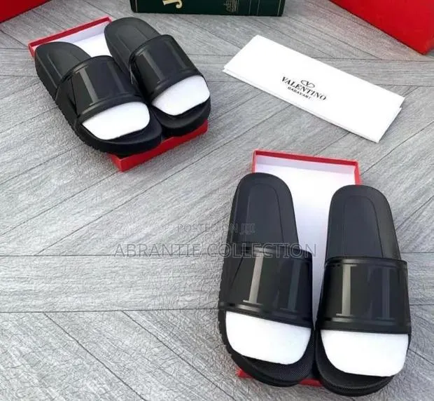 Valentino Black Slides · Photo 1