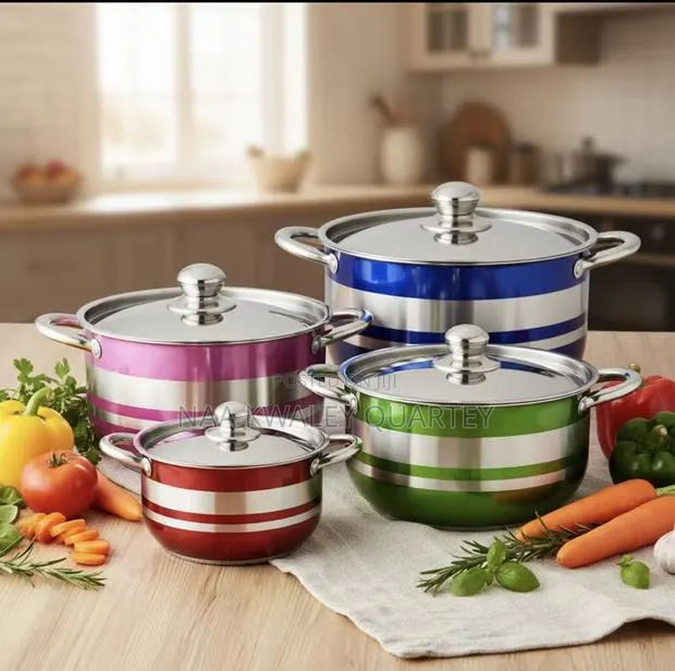 4pcs Stainless Steel Cookware · Photo 1