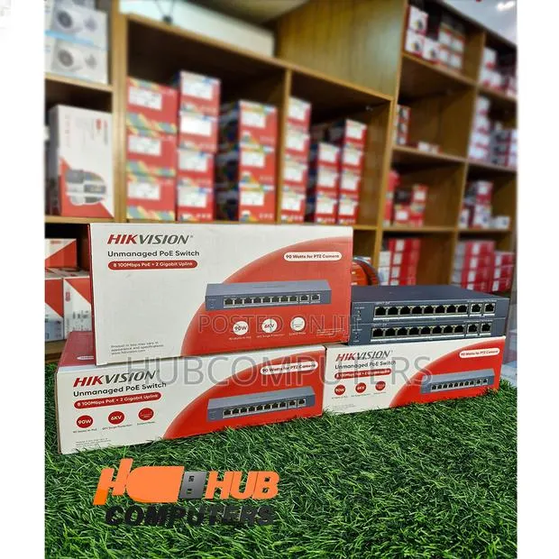 Hikvision Ds-3e0310hp-E(C) Umanaged 8 Poe Switch+ 2 Gigabit Uplink · Photo 1