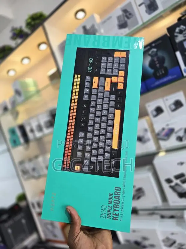 RGB Mechanical Gaming Keyboard Wireless Bluetooth Cable · Photo 1