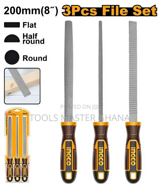 3 PCS Wood File Set - Hktfw0308 · Photo 1