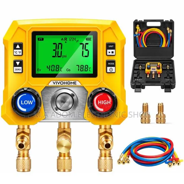 Electronic Digital Manifold Guage Set · Photo 1