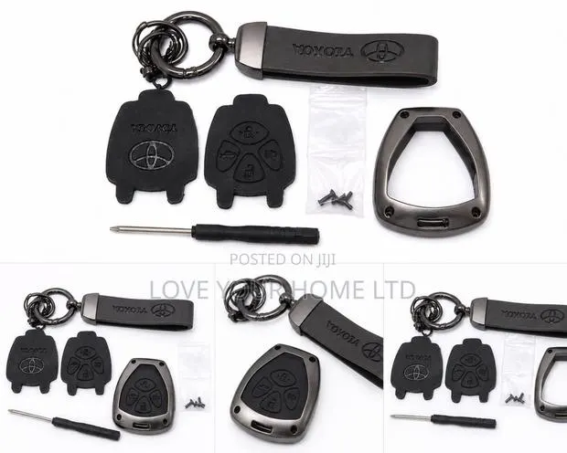 Toyota 4-Button Smart Car Key Replacement Shell Case Kit
