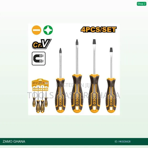 4 PCS Screwdriver - Hksd0428 · Photo 1