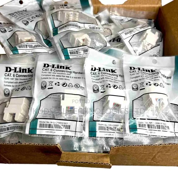 New D-Link D-Link Cat 6 Utp Keystone Jack · Photo 1