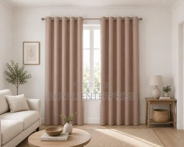 Blackout Curtains With Black Backing Thermal Insulated · Photo 1