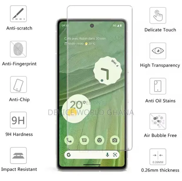 Cru Tempered Glass Screen Protector For Google Pixel Phonesall Models · Photo 1